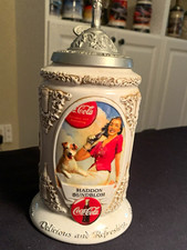 Coca-Cola Early Illustrators Stein Series Lidded Stein 1999 Original CS400 picture