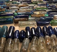 10 VTG Glass Beads Hebron Palestine 1964 Handmade Many Colors U PICK Color/Size picture