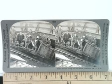 Miners Going Into Slope Hazleton Stereoview Keystone View Co. 1906 Pennsylvania picture