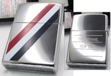 Thom Browne New York Double Sided Zippo Oil Lighter 2018 MIB Rare picture