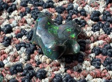 Stunning, Color Bomb, Polished, Ethiopian Black Opal picture