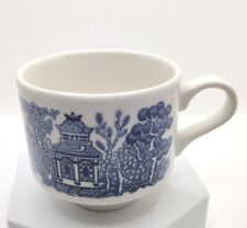 Vintage Churchill England Blue Willow China Coffee Tea Cup picture
