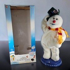 2002 Gemmy Frosty the Snowman Animated DOESN'T DANCE Sings & Spins Snowflakes picture