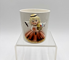 Vintage INARCO Month Of August Mug with Angel Figurine On Mug picture