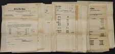 1920s antique NICKEL PLATE RAILROAD 50pc LETTERS ny chicago st louis rr company  picture