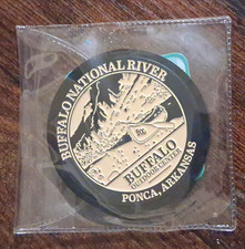 Buffalo Outdoor Center (BOC) Buffalo National River Ponca AR Challenge Coin picture