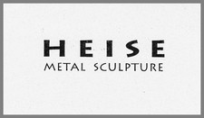 Bill Heise Metal Sculpture Burlington VT Vintage Business Card picture