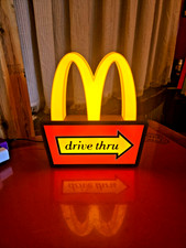 McDonalds Vintage Drive Thru - USB Lighted LED Sign - Man Cave - Arcade - Retro picture