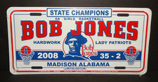 Bob Jones High School Madison Alabama Limited Edition License Plate 2008 picture