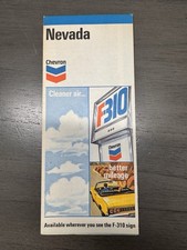 1971 Chevron Nevada Road Map H.M. Gousha Las Vegas Reno Lake Tahoe Travel picture