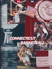 UCONN Women's Basketball Media Guide 1995-1996 Rizzoti Sales Wolters Elliott &c picture