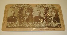 1897 William McKinley 25th President  of USA  + Wife   Picture Card RARE picture