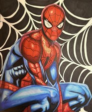 Spider-Man Marvel 14x17 Original Comic Art picture