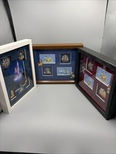 3 Disney Matted Pictures and Authentic Disney Pins picture