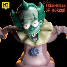1:8 Krusty the Clown Simpsons IT Halloween Fan Art UNPAINTED Resin Kit picture