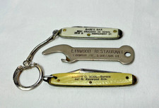 Vtg Baltimore Advertising Lot Knives & Opener Babe's Bar Linwood Resto JG Soul picture