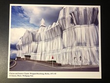 VINTAGE CHRISTO WRAPPED REICHSTAG 8''X10'' RARE PROJECT PHOTO BY WOLFGANG VOLZ picture