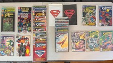 lot of superman comics picture
