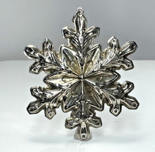 Vintage Gorham Sterling Silver Christmas 1973 Snowflake Tree Ornament picture