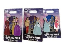 Build-a-Pin Cinderella 3 Pin Full Set picture