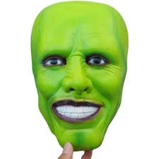 The Mask Green Face Mask Cosplay Halloween Party Costume Carnival Prop picture