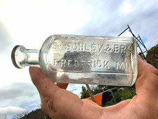 Antique S. SCHLEY & BRO Frederick Maryland MD bottle picture