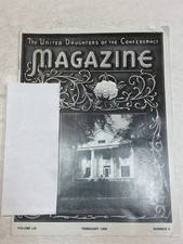 UDC United Daughters of the Confederacy Magazine Feb 1990 Bulloch Hall Roswell picture