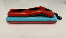 Vintage 1987 Swatch Twin Phone Tested Working Red And Turquoise picture