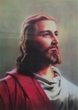 3D Lenticular Poster Portrait of Jesus Christ (9.75 x 13.625) picture