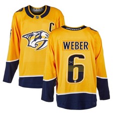 Shea Weber Autographed Nashville Predators (Gold #6) Breakaway Jersey picture