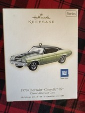 HALLMARK 2008 CLASSIC AMERICAN CARS 1970 CHEVROLET CHEVELLE SS ORNAMENT picture