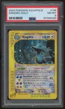 2003 Pokemon Kingdra Aquapolis Holo #148 PSA 8 picture