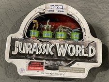 Jurassic World PEZ Click & Play Toy Figures/Candy Set New Unopened  picture