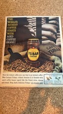 Yuban Coffee Magazine Advertisement Paper Yellow Brown Vintage picture