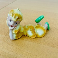 Vintage 1950's Mid-Century Japanese Porcelain Flower Fairy Figurine picture