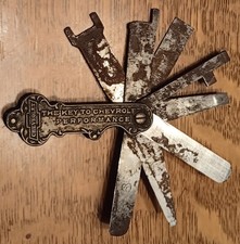 Rare Vintage 1930's Chevrolet Kent Moore The Key to Chevrolet Performance Tool picture