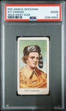 1910 E50 Dockman & Sons Kit Custer PSA 2 **Reverse Back Error** picture