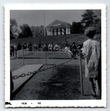 Photo President JFK John F Kennedy Temporary Grave Site Arlington House 1965 picture