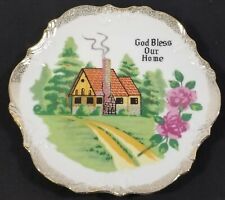 VC)Vintage God Bless Our Home 8