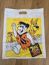 Extremely Rare 1975 Vintage Flintstone Scooby Doo Yogi Trick Or Treat Bag picture