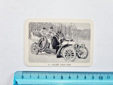 FIAT 60 HP 1904-1906 CARD CAR RARE ORIGINAL PAPER VINTAGE DARK RETRO picture
