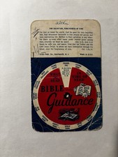 Vintage Bible Guidance Scripture Wheel Cross Publishing Kenilworth NJ Religious picture