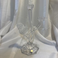 VTG Nachtmann Bleikristal 24% Lead Crystal 3 Arm Candelabra - Germany picture