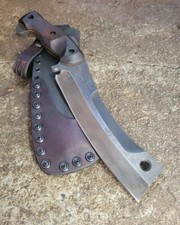 17 INCH(6MM THIKNESS BLADE) CUSTOM HAND MADE STEEL D2 TOOL HUNTING CHOPPER picture