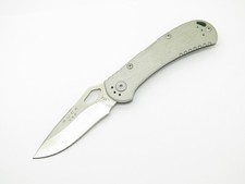 2024 Buck 722 Spitfire USA Gray Aluminum Handle Folding Lockback Pocket Knife picture