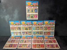 1986 Garbage Pail Kids Stick-on Puffy Pictures Packs Sealed (9) Original Set 💎 picture