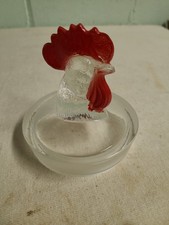 Vintage L.E. Smith Rooster Apothecary Jar Lid (Lid Only) See Description  picture