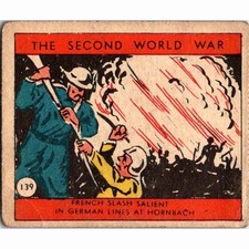 W.S. 1939 The Second World War #139 French Infantry Slash German Lines  picture