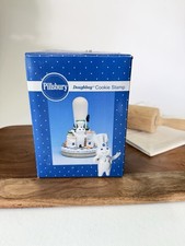 Vintage 1998 Pillsbury Doughboy Cookie Stamp Figurine Original Box Tag picture