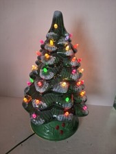 Vintage Marcia Ceramic Lighted Christmas Tree Inspirations Trim n Glo CTL-20 picture